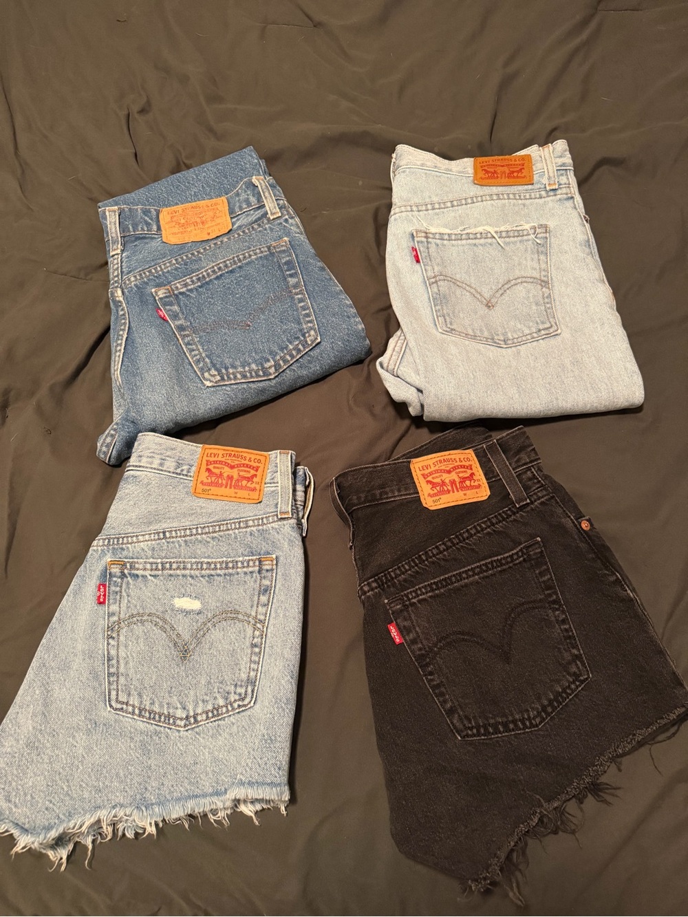Levi's Jeans - Mixed Denim Pack (Blue, Light Blue, Black)